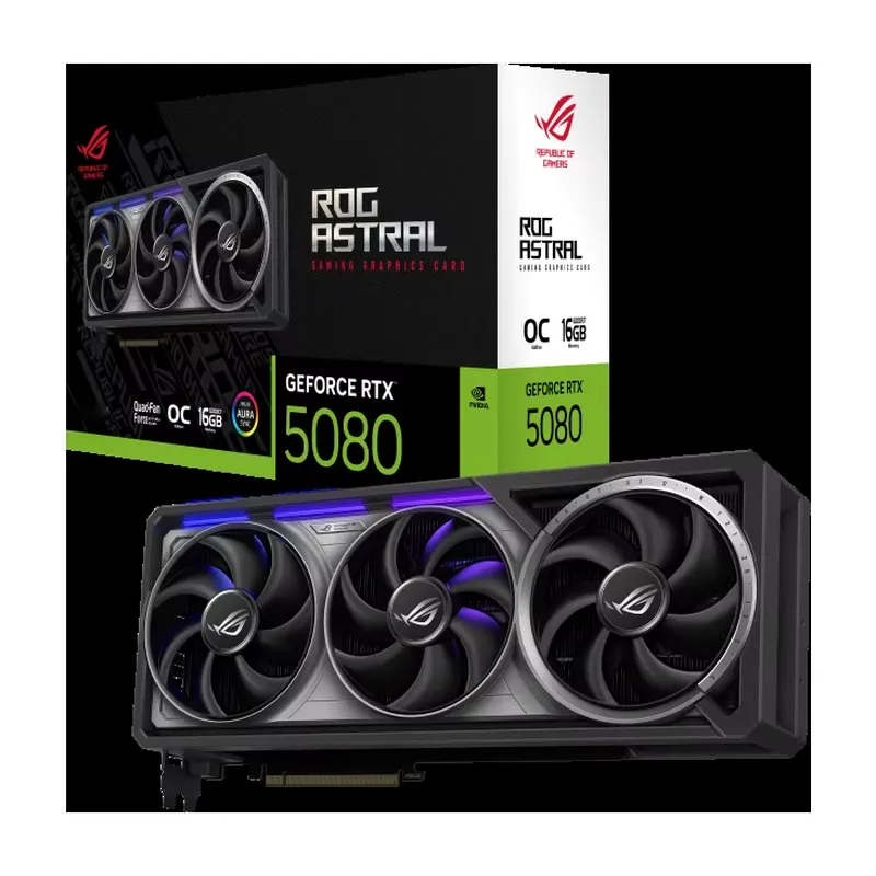 Rtx 5080 16Gb - การ์ดจอเกมมิ่ง ROG Astral GeForce RTX 5080