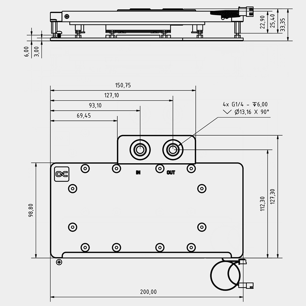 Rx 9070 16Gb - Alphacool Core Water Block Serve สําหรับ