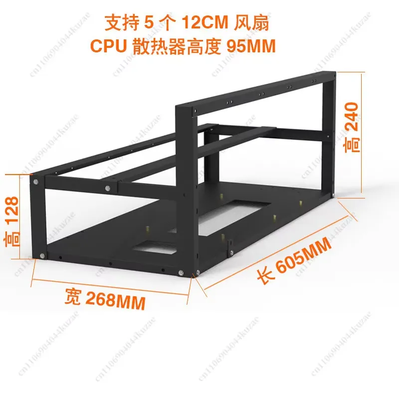 โครงสร้างแท่นวางแนวตั้งสำหรับก - Gpu Mining Rig Frame 8 Gpu บทวิจารณ์และราคา