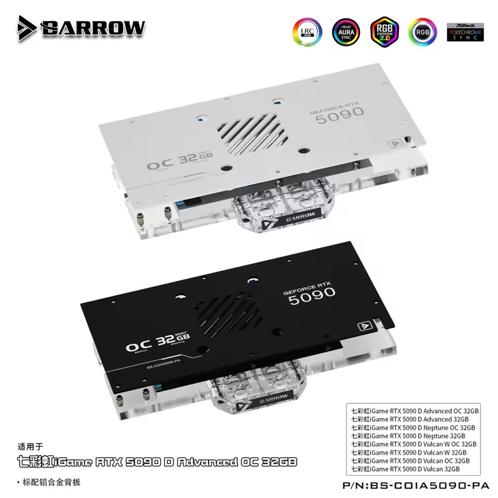 Barrow GPU Block สําหรับ iGame - Rtx 5090 32Gb บทวิจารณ์และราคา