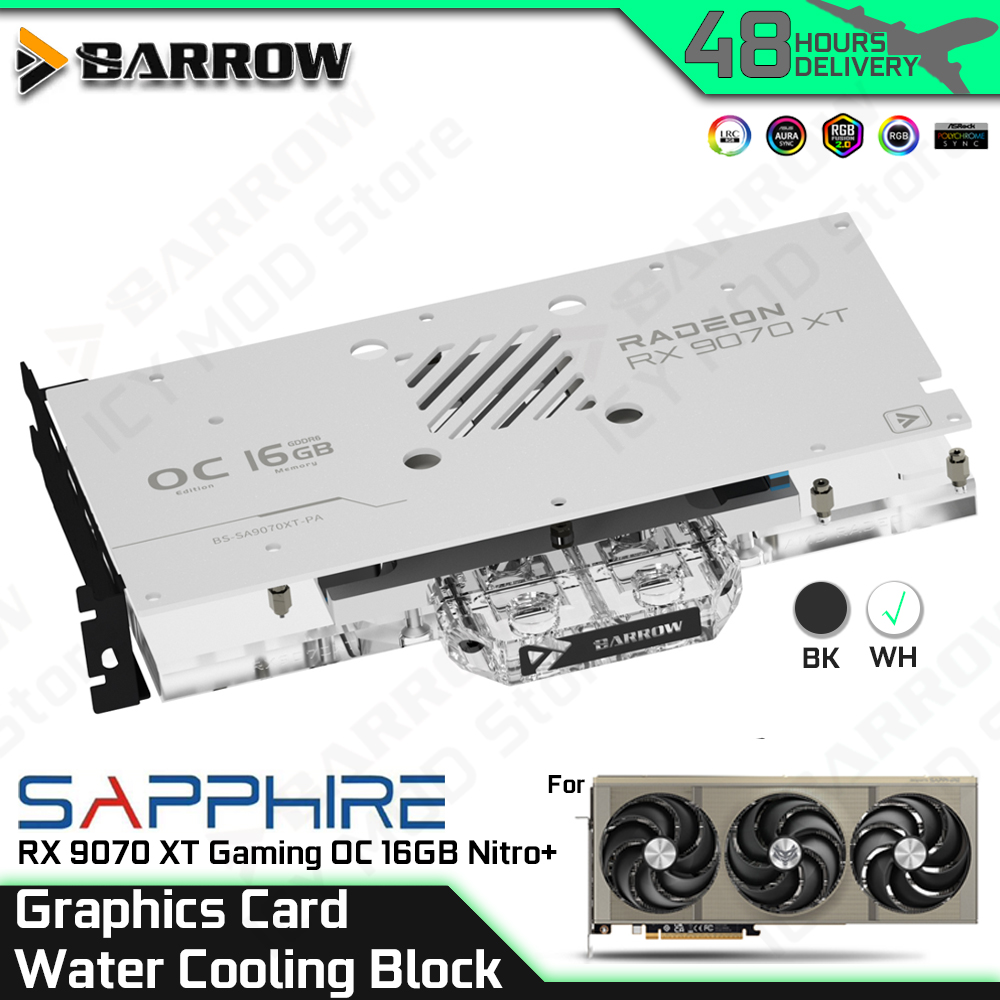 บล็อกระบายความร้อนด้วยน้ำสำหรั - Rx 9070 16Gb บทวิจารณ์และราคา